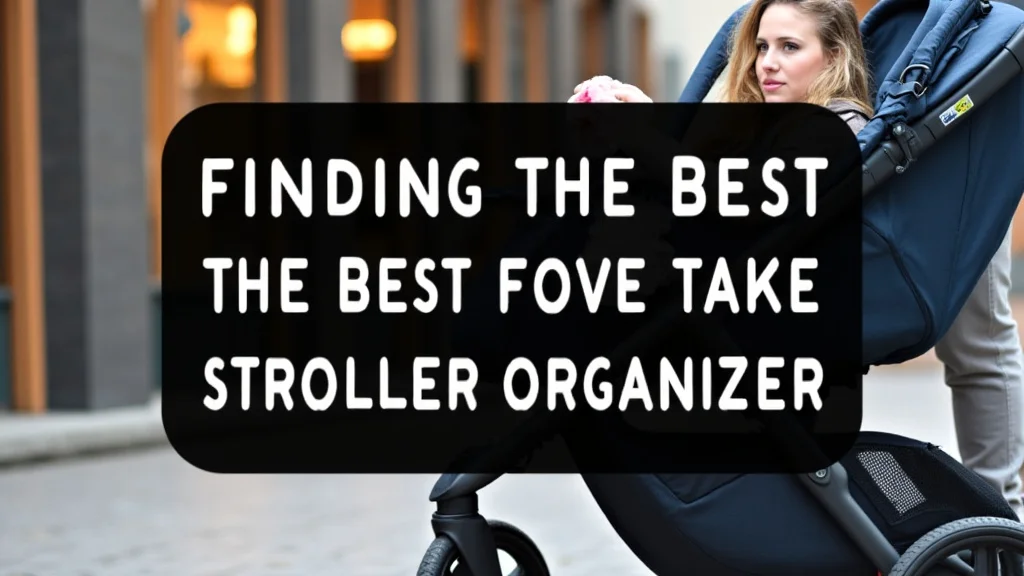 Finding the Best Stroller Organizer